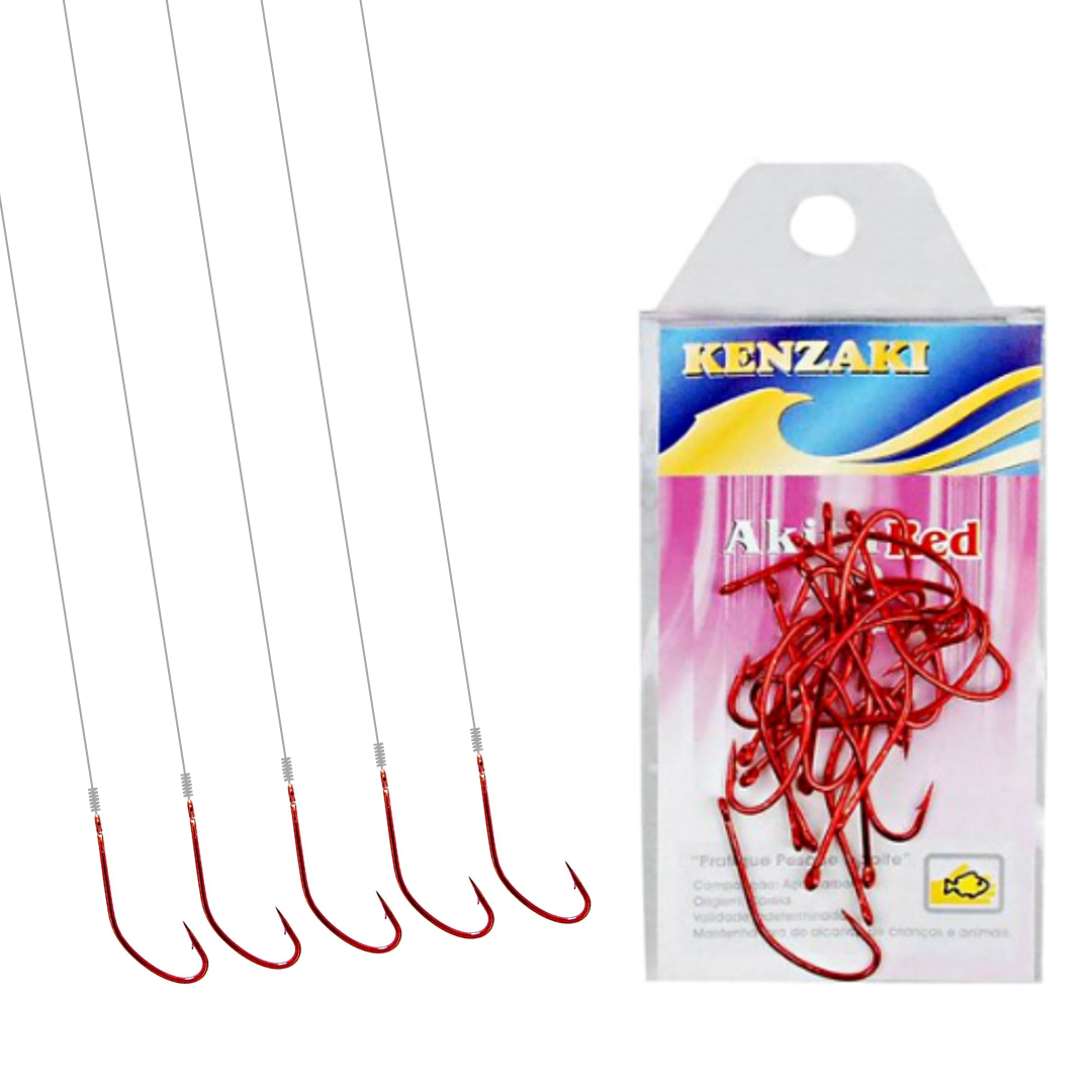 Anzol Kenzaki Akita Red Empatado