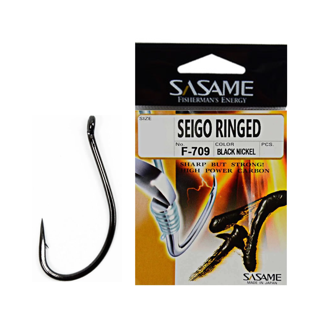 Anzol Sasame Seigo Ringed F-709 Black Nickel