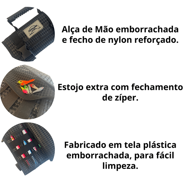 Bolsa Porta Jigs Overland Tipo Rolo - G