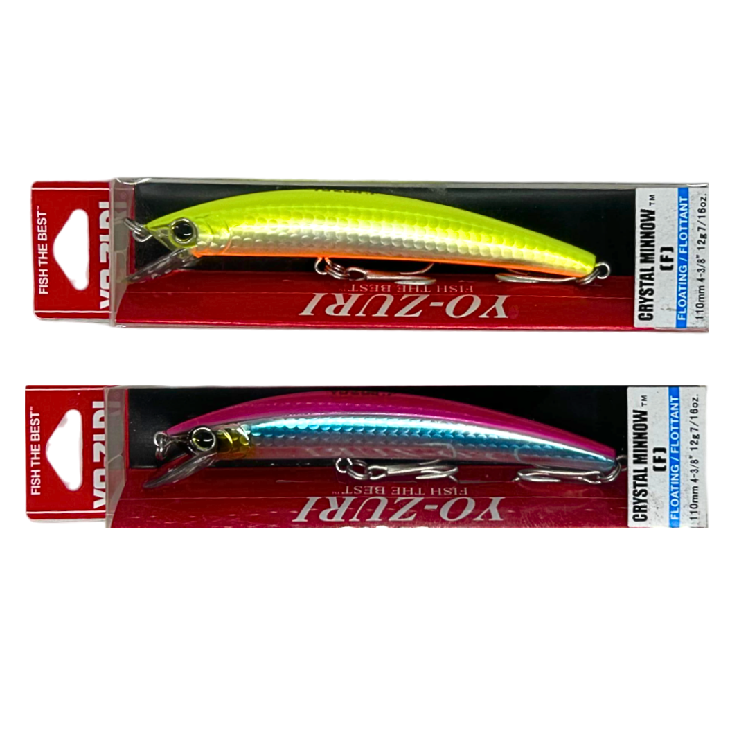Isca Artificial Yo-Zuri Crystal 3D Minnow 110F