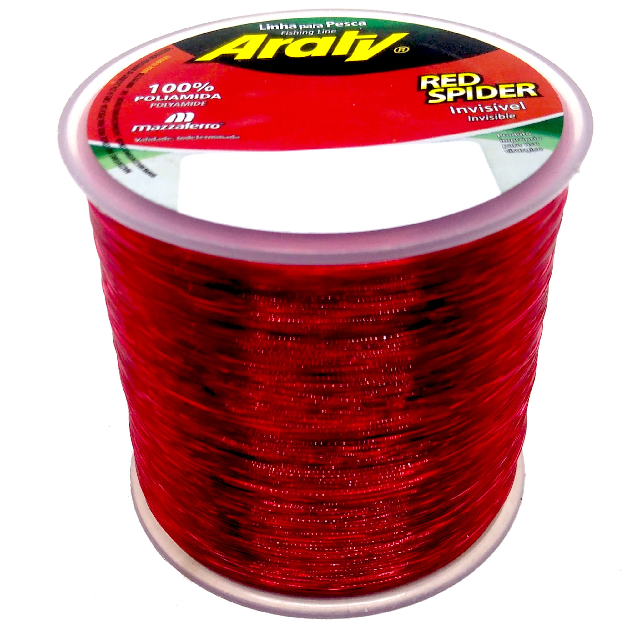 Linha Monofilamento Araty Red Spider - 100g Vermelho