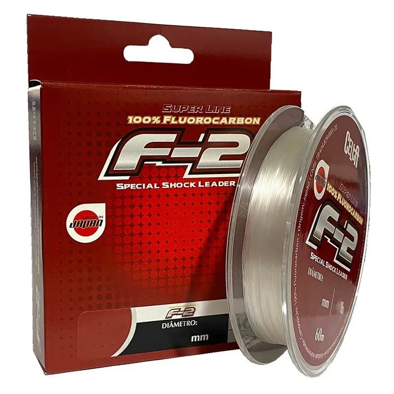 Linha Celta F-2 Shock Leader Fluorocarbon - 60m