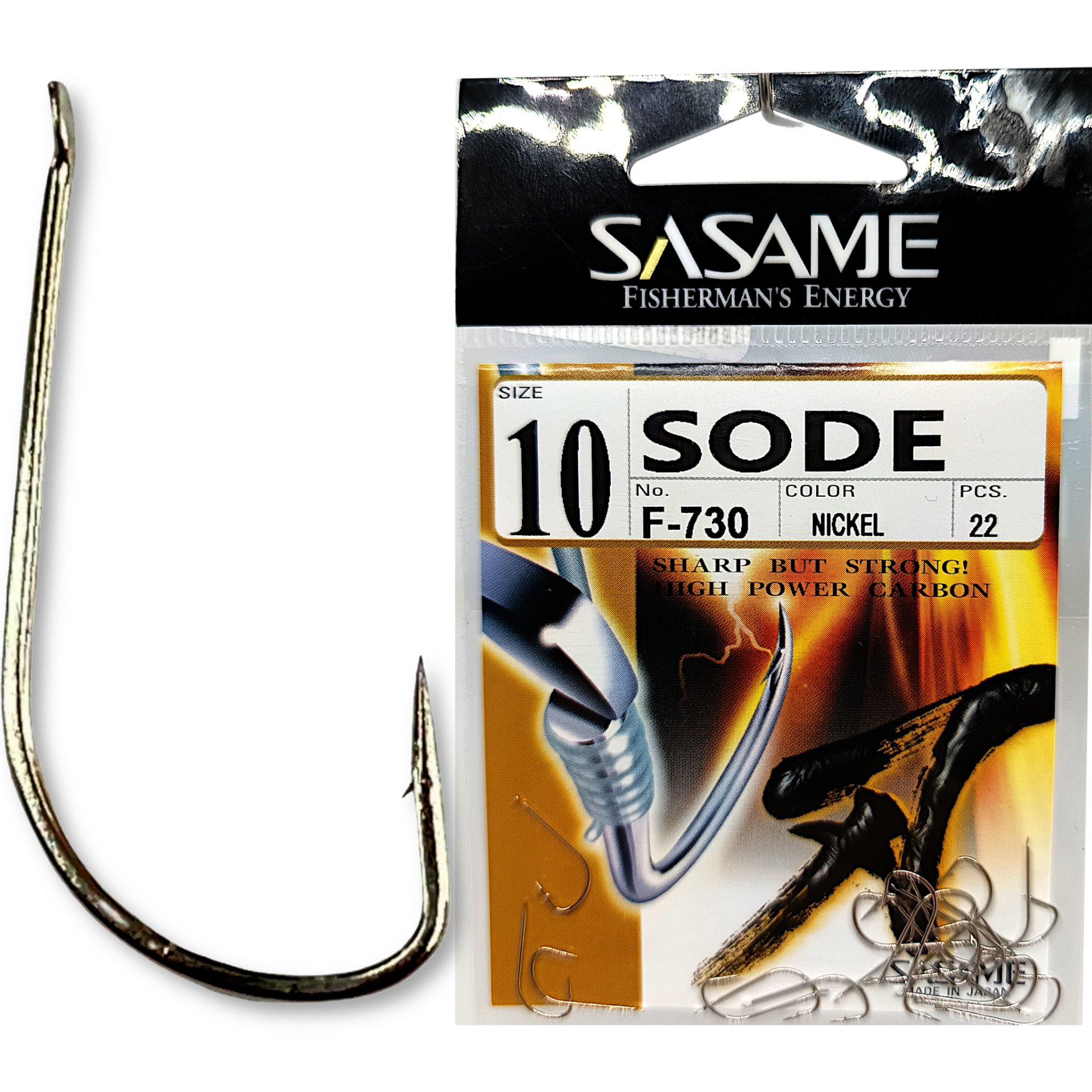 Anzol Sasame SODE F-730 Nickel