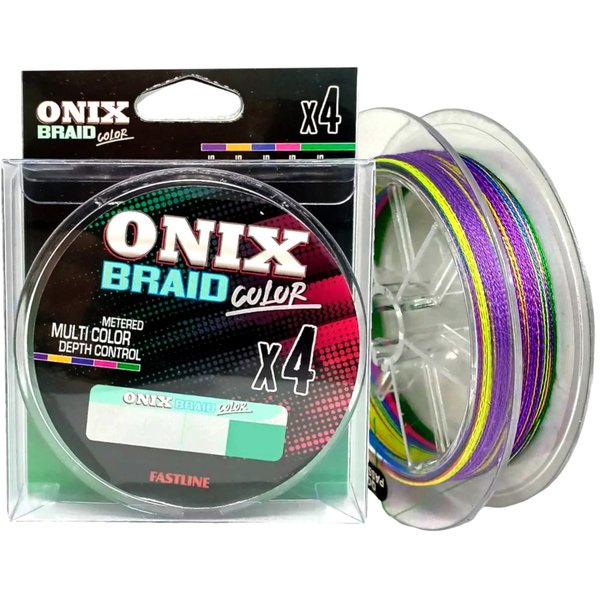 Linha Multifilamento Braid Fastline Onix Color X4 150m