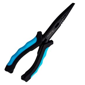 Alicate Pesca Emborrachado Azul | DF0703 20cm - Deyu