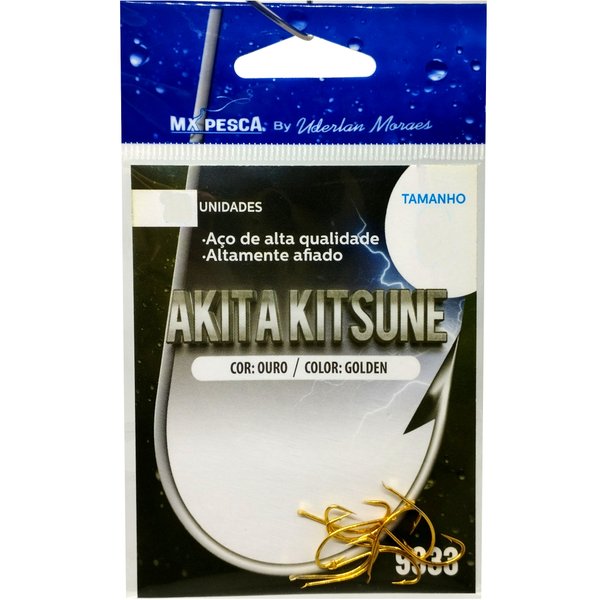 Anzol Akita Kitsune Gold - MX Pesca