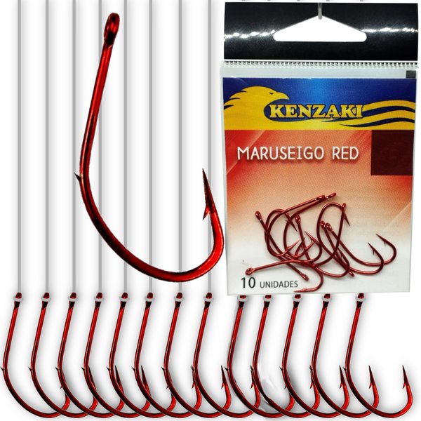 Anzol Kenzaki Maruseigo Red Empatado