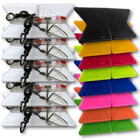 Kit 5 Porta Chicote Pequeno com 5 Chicotes 2 Anzol | Asplast