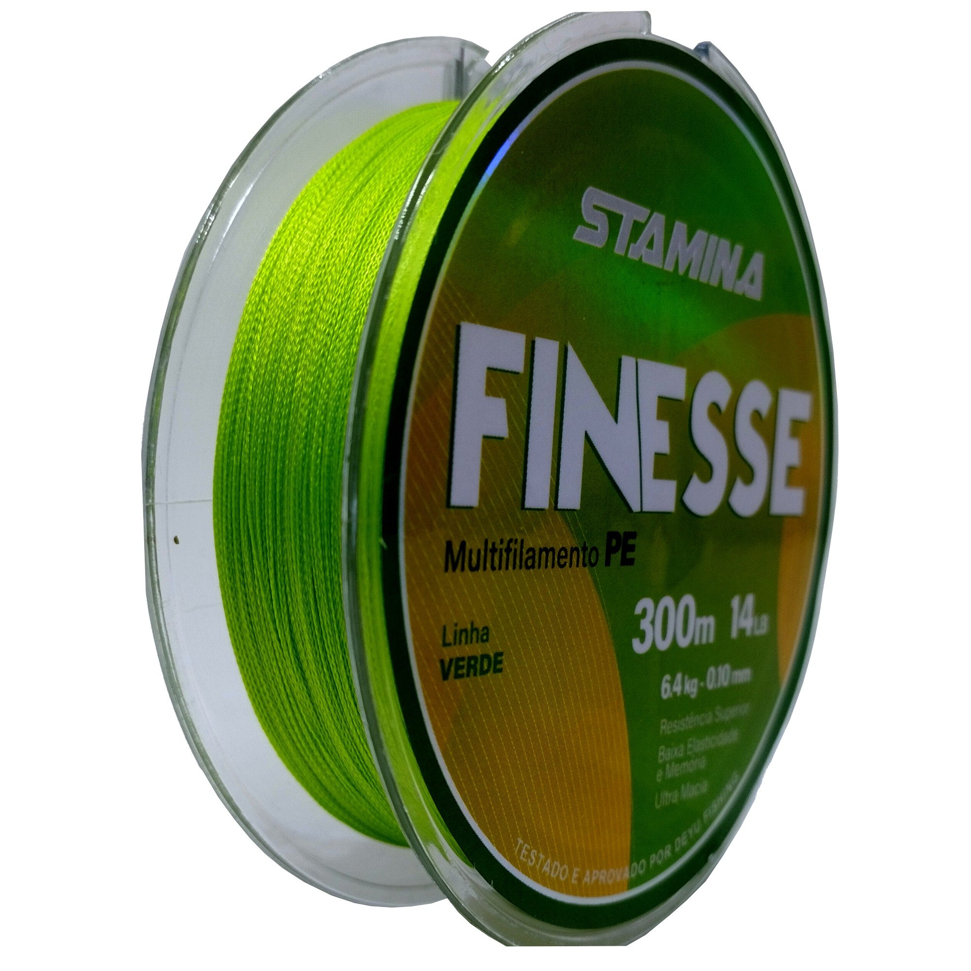 Linha Multifilamento PE Finesse Stamina X4 | Verde 300m