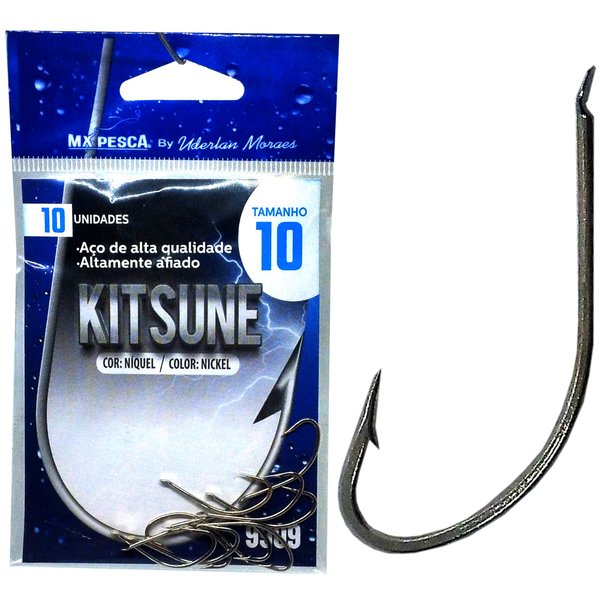 Anzol Kitsune Nickel 9909 - MX Pesca