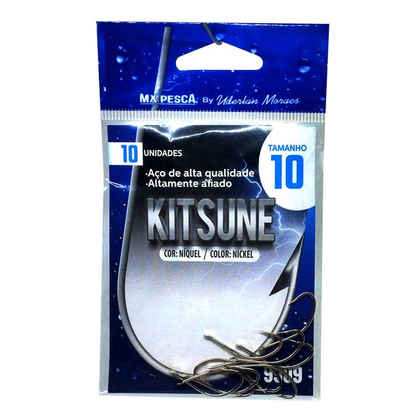 Anzol Kitsune Nickel 9909 - MX Pesca