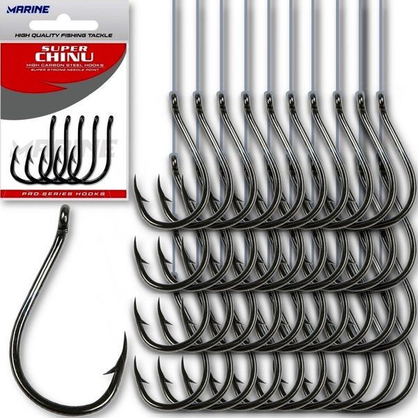 ABU取引 Kit Anzóis Super Chinu Empatados Encastoado