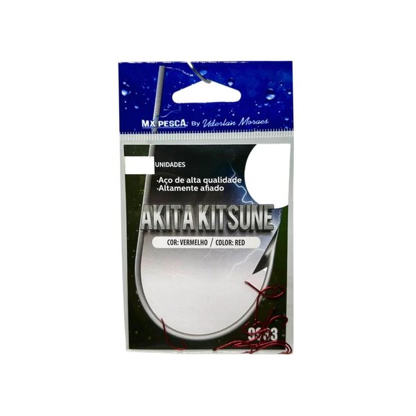 Anzol Akita Kitsune Red - MX Pesca