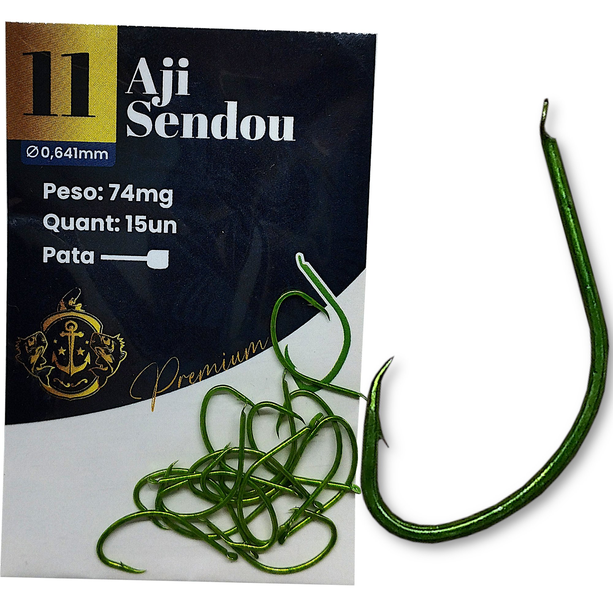 Anzol Aji Sendou Premium | Chumbada Oficial