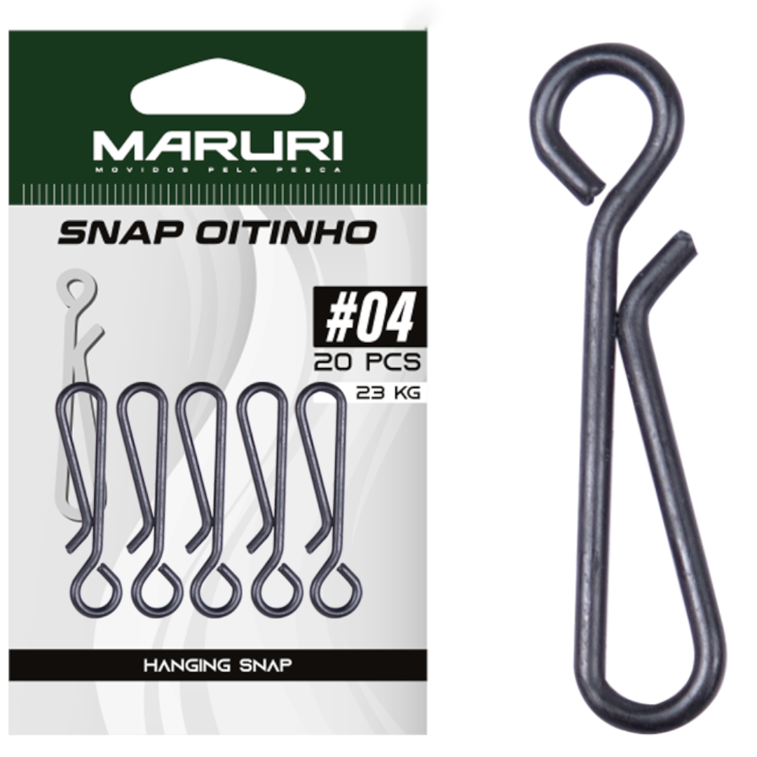Snap Oitinho Black Nickel Maruri 20 pcs