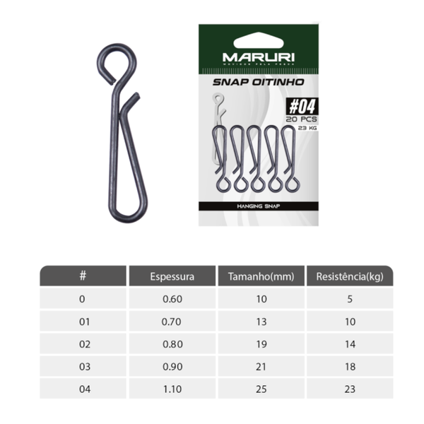 Snap Oitinho Black Nickel Maruri 20 pcs