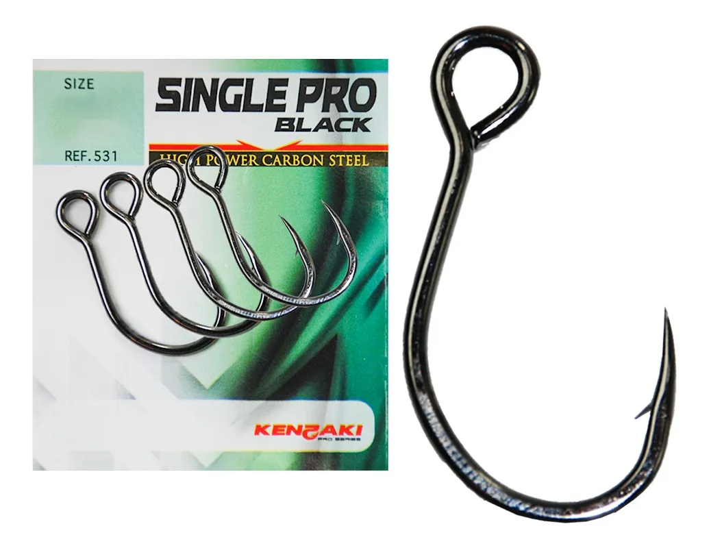 Anzol Japones Kenzaki Single Pro - 04 unidades - Japão