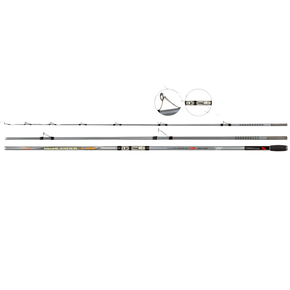 Vara Molinete Albatroz Vital Surf 4,20m Híbrida 250g | Azul