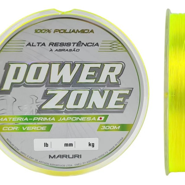 Linha De Pesca Monofilamento Maruri Power Zone 0,20mm 4.53kg - - 300m