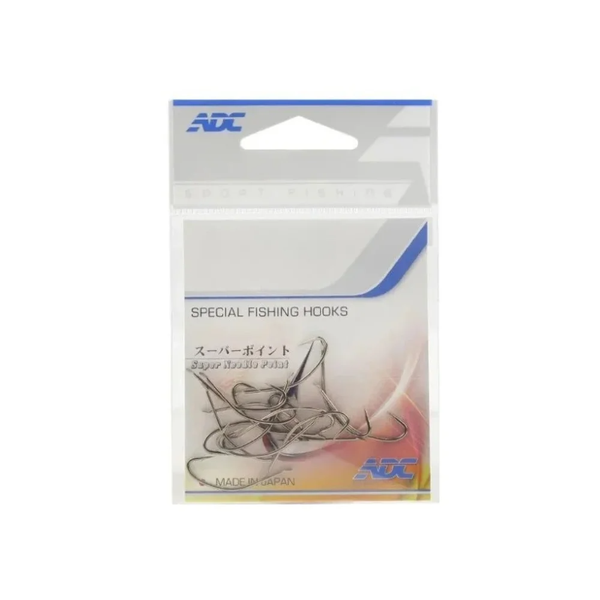 Anzol Black Nickel - ADC 351 Empatado em Nylon