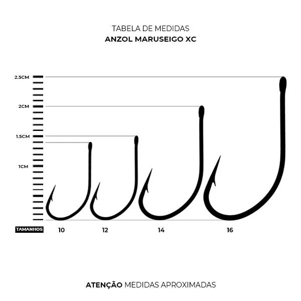Anzol Maruseigo-XC Pata - Chumbada Oficial